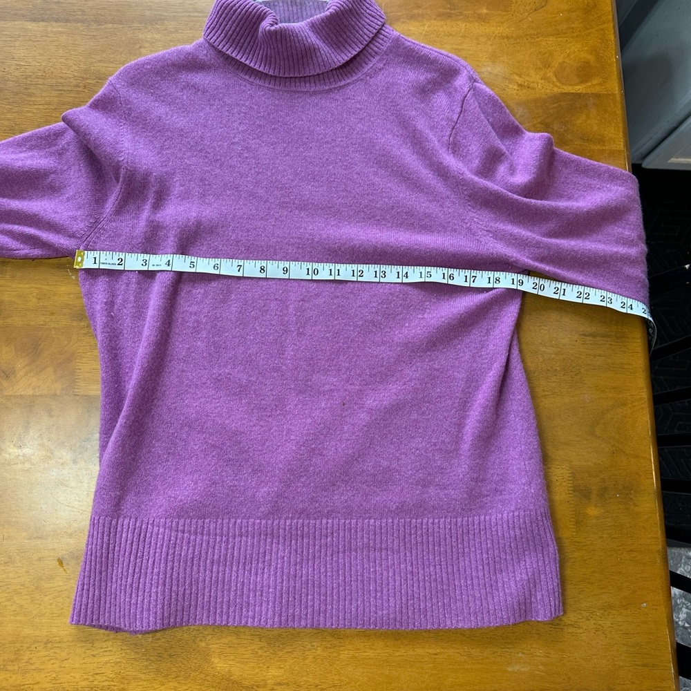 Plum Turtleneck Sweater - Picture 4 of 5